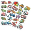 Image de MégaCréa DIY - Gommettes voitures et camions de 22 à 4 cm 34 pièces