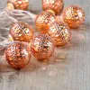 Image de SkyLantern Guirlande Lumineuse Boules Marocaines Cuivre