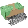 Image de Lot de 100 agrafe toile paillage - Pack de 100 Agrafes Paillage en Acier Galvanisé pour Geotextile anti repousse - Sardines de Fix