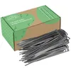 Image de Lot de 200 agrafe toile paillage - Pack de 200 Agrafes Paillage en Acier Galvanisé pour Geotextile anti repousse - Sardines de Fix