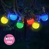 Image de Guirlande Guinguette IP65 Guirlande Lumineuse 10M 30 Bulbes Multicolores