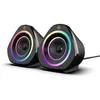 Image de NOVA GAMING Enceintes 2.0 RGB Gaming Son Clair et équilibré