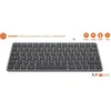 Image de Mini clavier sans fil - Touches plates - MOBILITY LAB - KP430W - AZERTY - FR - Noir