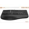Image de Clavier sans fil - Ergonomique - MOBILITY LAB - K30W - AZERTY - Multi-connexions - Noir