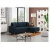 Image de Canapé dangle MARIA SCANDINAVE Réversible et convertible Avec Coffre en Tissu - Bleu - L227 x 148 x 95cm - LOUNGITUDE