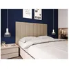 Image de Tête de lit capitonnée en tissu MEGAN - Beige Largeur - 140 cm
