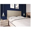 Image de Tête de lit en tissu LUCA - Beige Largeur - 140 cm