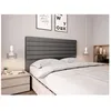 Image de Tête de lit en tissu LUCA - Gris Largeur - 160 cm