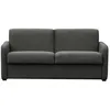 Image de Canapé convertible express 3 places AGATHE Couchage Quotidienen Tissu - Gris foncé - Matelas 13cm - Couchage 140x190cm - LOUNGITUDE