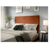Image de Tête de lit NUMA en velours côtelé - Terracotta - Largeur 140 cm