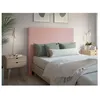 Image de Tête de lit NUMA en tissu bouclette - Rose - Largeur 160 cm