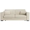 Image de Canapé droit fixe 3 places BELAMI en tissu - Beige - L231 x P93 x H86cm - LOUNGITUDE