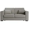 Image de Canapé droit fixe 2 places BELAMI en tissu - Gris - L181 x P93 x H86cm - LOUNGITUDE
