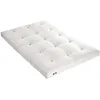 Image de Matelas futon écru en coton 140x200 - Ecru - Garantie 5 ans - Terre de Nuit