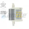 Image de Crayon LED 600 Lumens R7S - XANLITE - Verre - Intérieur - Ampoule fournie - Blanc