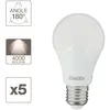 Image de Lot x5 Ampoules LED standard - XANLITE - Culot E27 - 9W - Blanc neutre - 806 lumens