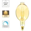 Image de Ampoule LED Giant (BT180) / Vintage au verre ambré dimmable culot E27 8W cons. (60W eq.) 800 lumens lumière blanc chaud
