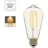 Image de Ampoule LED Edison - XANLITE - Culot E27 - 8W - Blanc chaud - A++