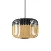 Image de Suspension - FORESTIER - Bamboo - Ø27cm - H20cm - Noir - Design Arik Levy