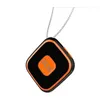 Image de Mouchard GPS Android Iphone Traceur Alarme Sos SMS Horloge Parlante Noir Orange YONIS