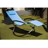 Image de Transat à bascule - OSUN - Bleu - Pliable - Confortable - Design moderne