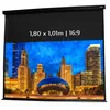 Image de ECRANS ELECTRIQUES - KIMEX - Ecran de projection motorisé 180 x 101m - Format 16:9 - Carter noir - 042-3512 -