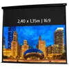 Image de ECRANS ELECTRIQUES - KIMEX - Ecran de projection motorisé 2 40 x 1 35m - Format 16:9 - Carter noir - 042-3515 -