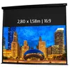 Image de ECRANS ELECTRIQUES - KIMEX - Ecran de projection motorisé 280 x 158m - Format 16:9 - Carter noir - 042-3517 -