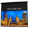 Image de ECRANS ELECTRIQUES - KIMEX - Ecran de projection motorisé 300 x 169m - Format 16:9 - Carter noir - 042-3518 -