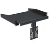 Image de ACCESSOIRES RACKS 19 - KIMEX - Etagère coulissante avec fixation écran pour rack et baie 19 Hauteur 2U - 110-0198 - Noir