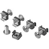 Image de ACCESSOIRES RACKS 19 - KIMEX - Kit de 50 vis Philips avec écrou cage pour rack 19 - 110-0180 - Gris