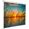 Image de ECRANS ELECTRIQUES - KIMEX - Ecran de projection motorisé 200 x 200m - Format 1:1 - Toile blanche - 042-3623 -