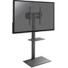 Image de SUPPORTS TV SOL SUR PIED - KIMEX - Support sur pied pour écran TV 32-55 Hauteur 95-125cm - 030-1744 - Noir