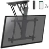 Image de SUPPORTS TV MOTORISES - KIMEX - Support plafond escamotable motorisé pour écran TV 32-70 Connecté - 018-7064W - Noir