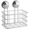 Image de Panier de douche avec ventouse MSV Milady - Chromé