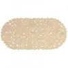 Image de Tapis de bain en PVC galets 68x35cm blanc - MSV - Adulte