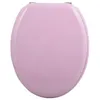 Image de Abattant wc MDF CLEO Rose Poudré - Charnières Inox MSV