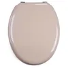 Image de MSV Abattant WC MDF CLEO Beige - Charnières Inox