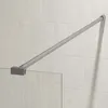 Image de Barre de Fixation Chromée Recoupable pour Paroi de Douche - Longueur 100 cm