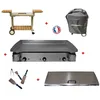 Image de Pack plancha électrique PLANCHAELEC LUX 830 INOX - CHARIOT ELYSEE 830