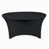 Image de Housse de table ronde noire - WERKA PRO