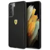 Image de Coque - FERRARI - Galaxy S21 - Perforée - Noir - Plastique dur