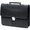 Image de Cartable Homme Gérard Henon Golf GH 2925 en Cuir Noir - Soufflet et Multiples Poches