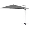 Image de Parasol jardin déporté Sun 3 - 3 x 3 m - Gris