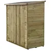 Image de Abri jardin bois adossable Lipki - 1.79 x 0.9 x 1.78/1.87 m - 1.61 m² - 12 mm - Avec plancher