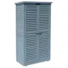 Image de Armoire de jardin Space - 87 x 46.5 x 160 cm - Bleu ciel