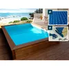 Image de Piscine bois rectangle Toledo - 3.00 x 2.00 x 0.71 m - Bâche à bulles 180 µ - Bâche hiver 280 g/m²