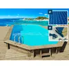 Image de Piscine bois Sevilla 130 - 8.57 x 4.57 x 1.31 m - Bâche à bulles 180 µ - Bâche hiver 280 g/m²