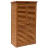 Image de Armoire de jardin Space - 87 x 46.5 x 160 cm - Marron