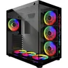 Image de MRED - Boîtier PC Gamer ATX - Blanc RGB Crystal Sea